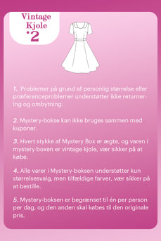 ZAPAKA MYSTERY BOX med 2-dele vintagekjoler