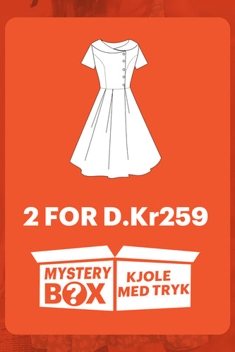 ZAPAKA MYSTERY BOX med 2Pc Trykte kjoler