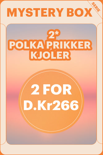 ZAPAKA MYSTERY BOX med 2Pc Polka Dots Kjoler