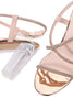 Indlæs billede til gallerivisning Blush Strappy Rhinestones Chunky Hæl sandaler