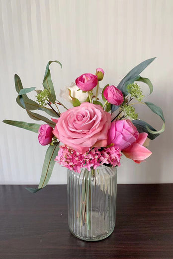 Blush Bouquet Brudehånd blomster(vase medfølger ikke)