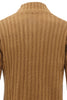 Indlæs billede til gallerivisning Brun sjal krave knap mænds cardigan sweater