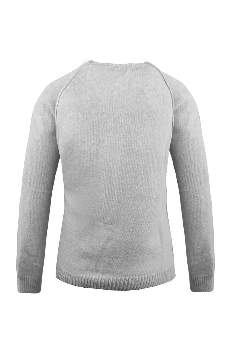 Indlæs billede til gallerivisning Hvide mænds afslappede button up strikkede pullovertrøje