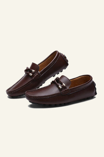 Britisk stil doven slip-on mænds ærter sko
