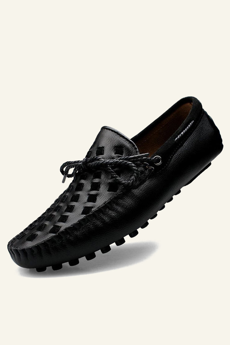 Indlæs billede til gallerivisning Sorte slip-on mænds afslappede sko