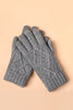Indlæs billede til gallerivisning Sorte strikkede handsker