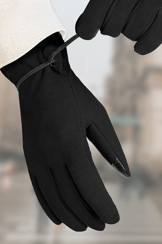 Sorte vinter varme handsker