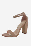 Chunky One Strap High Heel sandaler