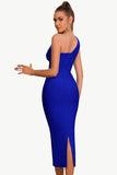 Bodycon en skulder sort festkjole