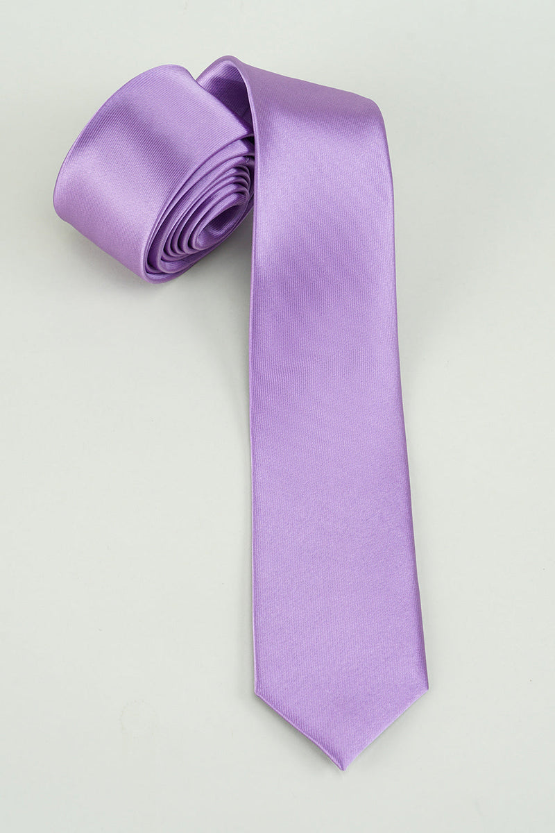 Indlæs billede til gallerivisning Blåt solidt formelt slips til mænd