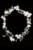 Indlæs billede til gallerivisning Blomst hvid brude pandebånd