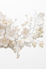 Indlæs billede til gallerivisning Hvide blomster Perle pandebånd