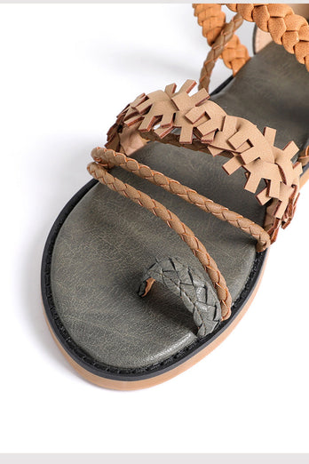 Army Green Casual Strappy Sandaler