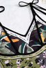 Indlæs billede til gallerivisning Lyserødt badetøj med blomsterprint i ét stykke