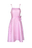 Indlæs billede til gallerivisning Pink Plaid Pin Up 1950&#39;erne kjole tilbehørssæt