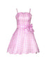 Indlæs billede til gallerivisning Pink Plaid Vintage 1950&#39;erne Kjole
