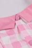 Indlæs billede til gallerivisning En Line Halter Hals Pink Plaid Pink 1950&#39;erne kjole