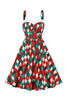 Indlæs billede til gallerivisning En linje spaghetti stropper rød jul vinatge kjole