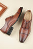 Indlæs billede til gallerivisning Sorte slip-on formelle sko i læder til mænd