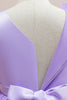 Indlæs billede til gallerivisning Lilac A-Line tyl blomst pige kjole med blomster