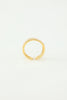 Indlæs billede til gallerivisning Gylden Zircon Ring med perle