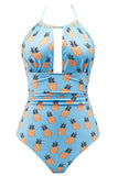 Et stykke Navy Halter badetøj