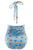 Et stykke Navy Halter badetøj