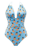 Et stykke Navy Halter badetøj