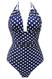 Et stykke Navy Halter badetøj