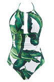 Flower One Piece Halter badetøj
