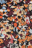 V Hals Floral 1950'erne Vintage Kjole