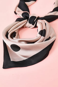 Blush Polka Dot Print Sjal Tørklæde