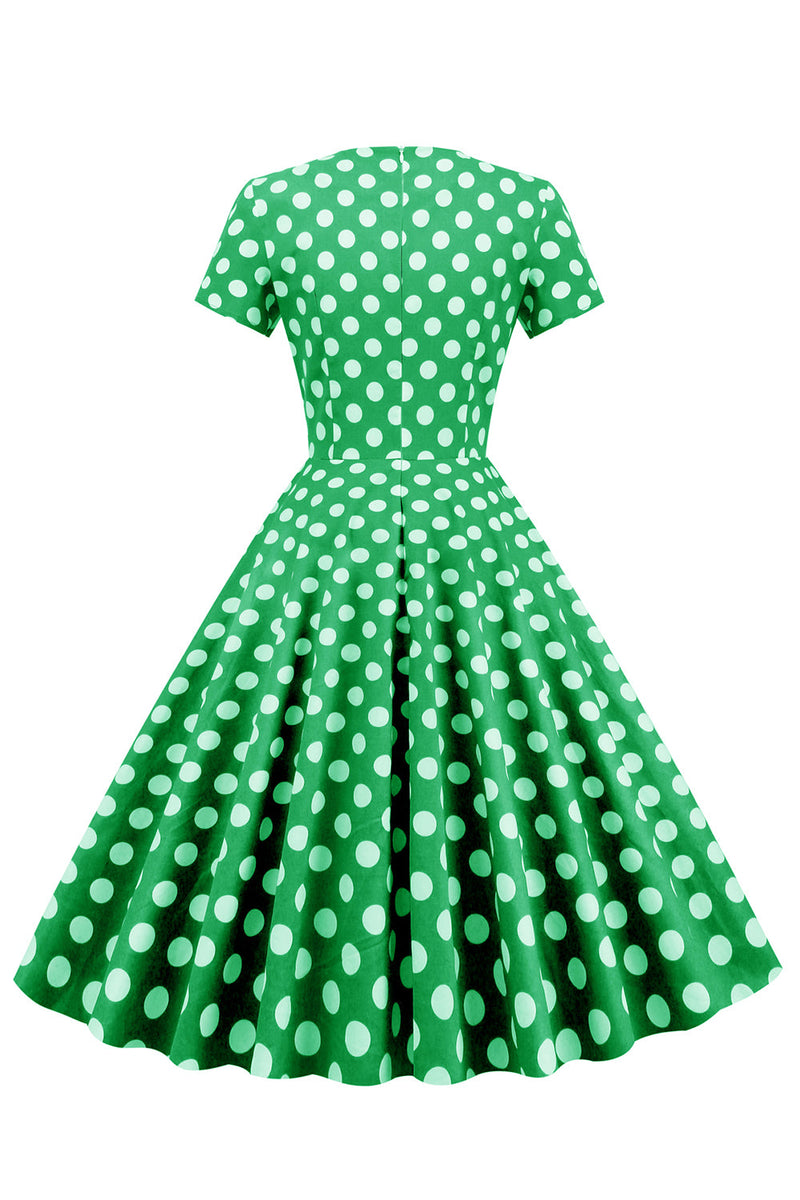 Indlæs billede til gallerivisning Polka Dots Swing 1950&#39;erne Kjole