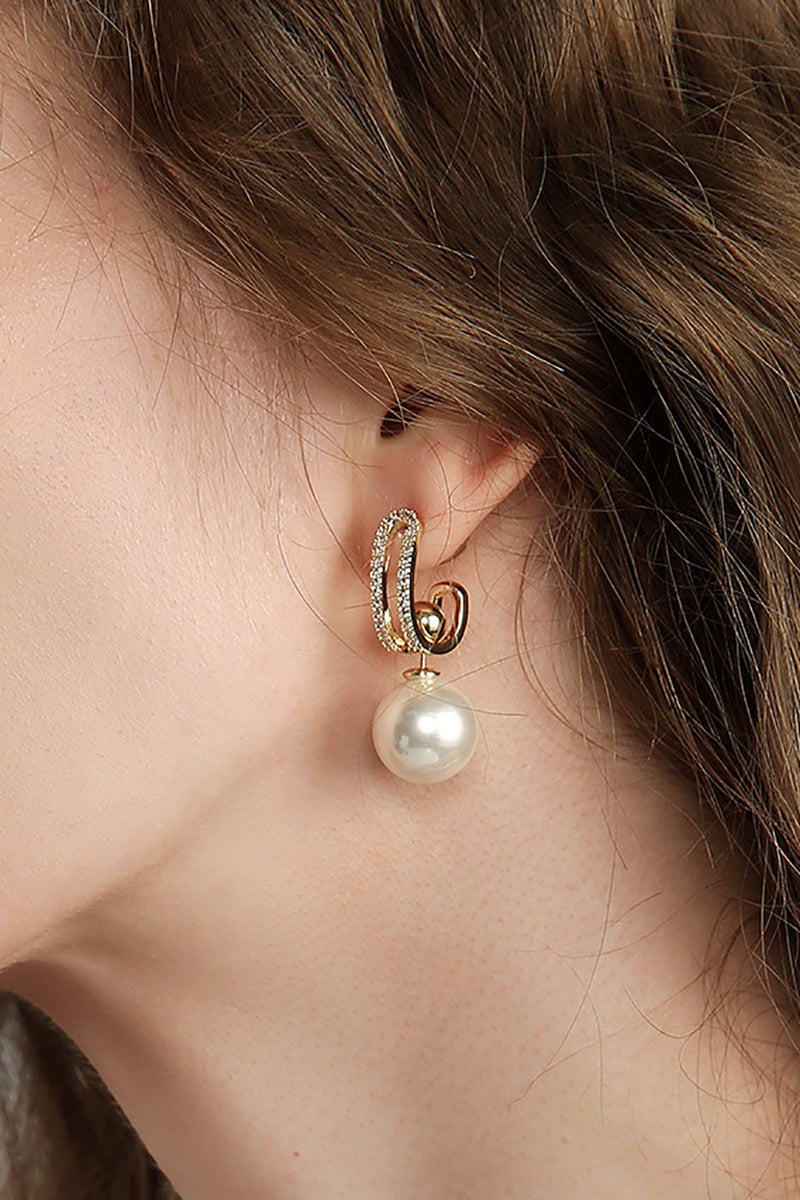 Indlæs billede til gallerivisning Perle Elegant Trendy Øreringe
