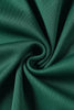 Indlæs billede til gallerivisning Enkel grøn festkjole med dyb V-hals