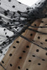 Indlæs billede til gallerivisning Sort fra skulderen Polka Dots 1950&#39;erne Kjole