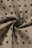 Indlæs billede til gallerivisning Sort fra skulderen Polka Dots 1950&#39;erne Kjole