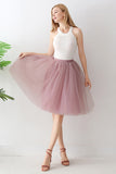 Klassisk elastisk 5 lags Tulle Tutu nederdel