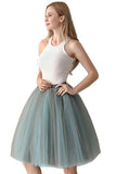 Tofarvet syning 7-lags mesh Tulle Tutu nederdel