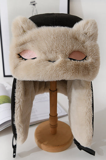 Sød Faux Fur Fox Hat
