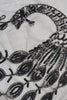 Indlæs billede til gallerivisning Sort pailletpåfugl 1920&#39;ernes kappe