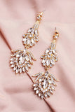 Enkle Rhinestone brudeøreringe