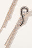 Indlæs billede til gallerivisning Rhinestones glitrende lange kvast øreringe