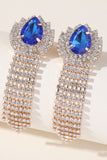 Sparkly Rhinestones Water Drop Kvast Øreringe