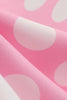 Indlæs billede til gallerivisning Polka Dots Pink Langærmet 1950&#39;erne Kjole