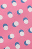 Indlæs billede til gallerivisning A Line Pink Polka Dots Flutter Sleeves Vintage Kjole