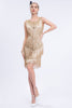 Indlæs billede til gallerivisning Sort Gatsby-kjole fra 1920&#39;erne med pailletter