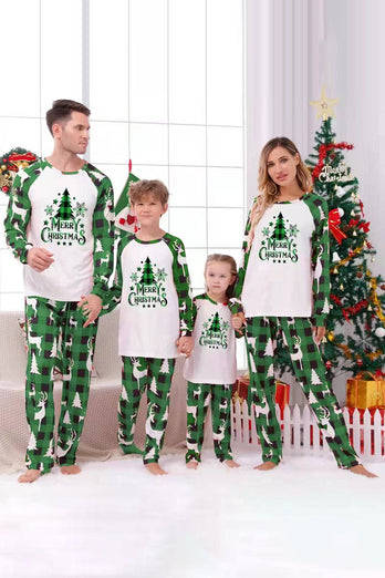 Glædelig jul familie pyjamas sæt