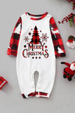 Glædelig jul familie pyjamas sæt