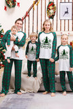Plaid matchende familie jule pyjamas sæt
